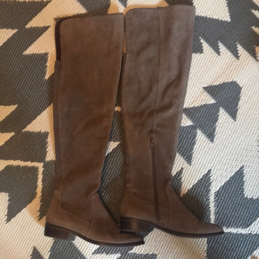 Suede Over-the-Knee Boots